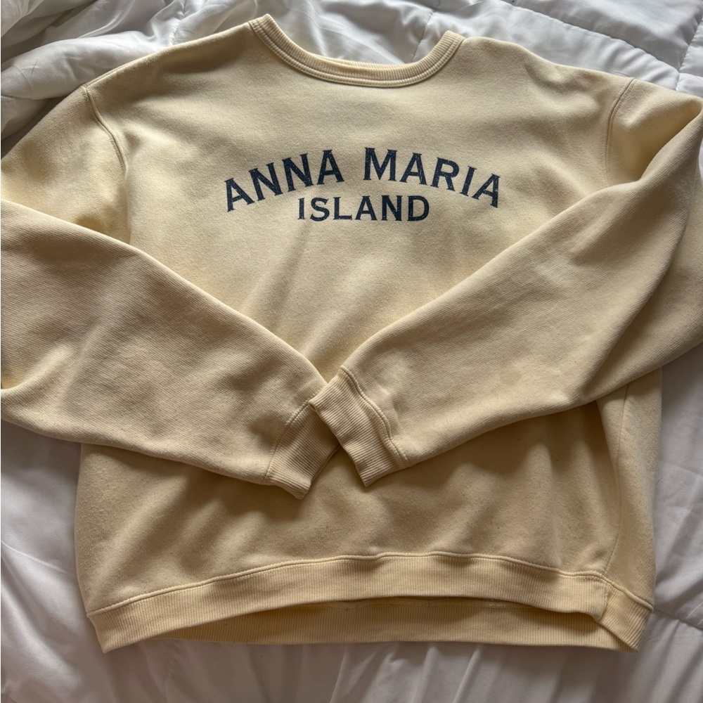 Anna Maria Island Cream Sweater